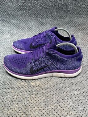 Nike Free 4.0 Flyknit Purple Running Shoes Size 10 Women’s